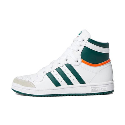 (Youth) adidas Top Ten High J 'White Collegiate Green'