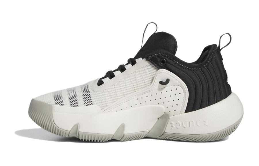 Buy 兒童 adidas Trae Unlimited 減震耐磨 低筒 兒童籃球鞋 白黑