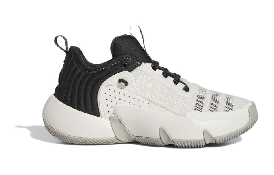 Order 兒童 adidas Trae Unlimited 減震耐磨 低筒 兒童籃球鞋 白黑
