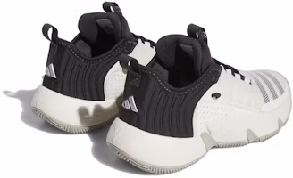 Shop 兒童 adidas Trae Unlimited 減震耐磨 低筒 兒童籃球鞋 白黑