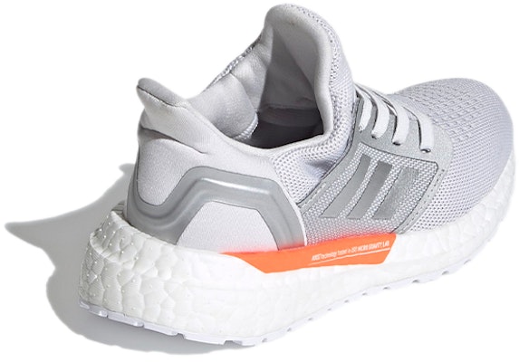 (Preschool) adidas Ultraboost 20 'White Silver Orange' FZ2927 Shop (Preschool) adidas Ultraboost 20 'White Silver Orange' FZ2927