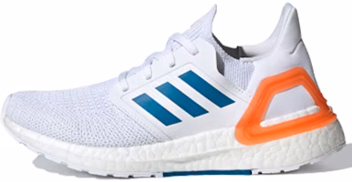 (Youth) adidas Ultraboost 20 Primeblue J White/Orange/Blue EG4820 (Youth) adidas Ultraboost 20 Primeblue J White/Orange/Blue EG4820
