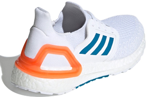 (PS) adidas Ultraboost 20 Primeblue J Putih/Jingga/Biru EG4820 Lookbook (PS) adidas Ultraboost 20 Primeblue J Putih/Jingga/Biru EG4820