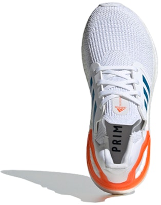 (PS) adidas Ultraboost 20 Primeblue J Putih/Jingga/Biru EG4820 Shop (PS) adidas Ultraboost 20 Primeblue J Putih/Jingga/Biru EG4820