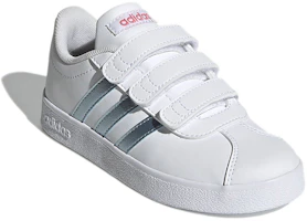 Lookbook (幼兒款) adidas VL Court 2.0 J 'White Vision Metallic' GW2341
