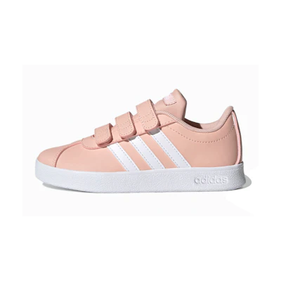 (PS) adidas VL Court 2.0 Shoes 'Pink White'