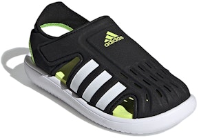 (PS) Sandalias adidas Water C Negro Blanco 'Black White' GX2455 Lookbook (PS) Sandalias adidas Water C Negro Blanco 'Black White' GX2455