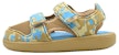 (PS) Sandal adidas Ct C Minimalistik Kasual Khaki 'Khaki Biru' GZ1305