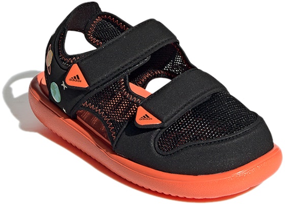 (Preschool) adidas Water Sandal Ct C Minimalistic Casual Black Orange Sandals 'Black Orange' GX2473 Lookbook (Preschool) adidas Water Sandal Ct C Minimalistic Casual Black Orange Sandals 'Black Orange' GX2473