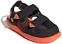 Lookbook (PS) adidas Sandal Air Ct C Kasual Minimalis Hitam Oren 'Black Orange' GX2473