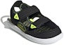 Lookbook (PS) Sandal Velcro adidas Ct C Hitam Putih 'Black White' GX2472