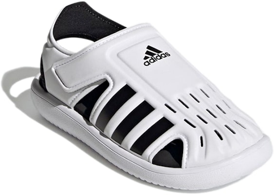 (Preschool) adidas Water Sandals 'Cloud White Black' FY6044 Lookbook (Preschool) adidas Water Sandals 'Cloud White Black' FY6044