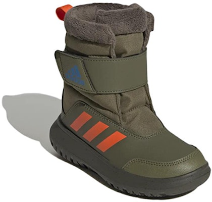 (Preschool) adidas Winterplay Boots 'Olive Orange' GZ6797 Lookbook (Preschool) adidas Winterplay Boots 'Olive Orange' GZ6797