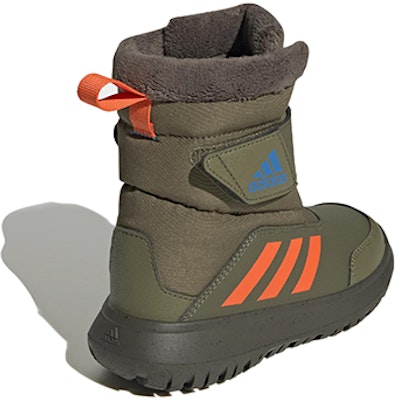 中童 adidas Winterplay 靴子 防滑耐磨保暖雪地靴 棕綠色 Shop 中童 adidas Winterplay 靴子 防滑耐磨保暖雪地靴 棕綠色