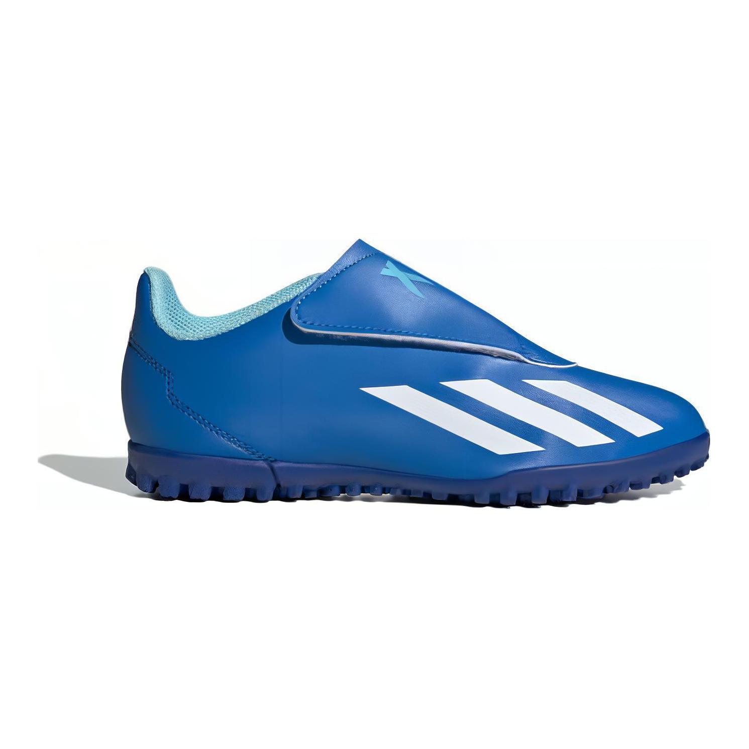 Order (PS) adidas X Crazyfast.4 Velcro TF 'Azul Brillante Blanco' IE4061