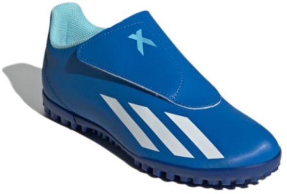 (Preschool) adidas X Crazyfast.4 Hook-and-Loop TF 'Bright Royal White' IE4061 Lookbook (Preschool) adidas X Crazyfast.4 Hook-and-Loop TF 'Bright Royal White' IE4061