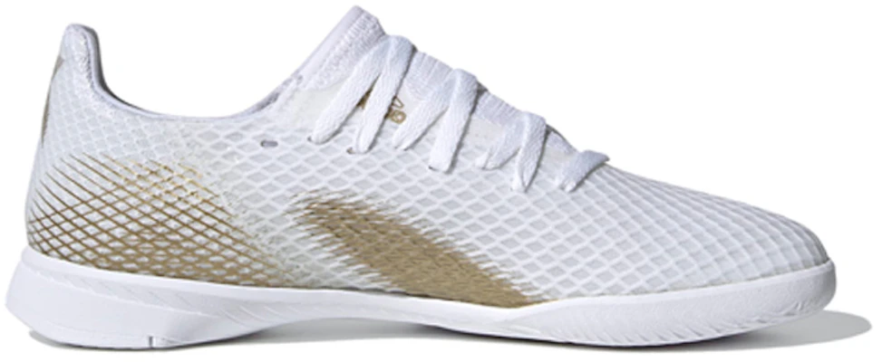 (PS) adidas X Ghosted.3 IN J ''Bianco Oro Metallico Melange'' EG8225 Order (PS) adidas X Ghosted.3 IN J ''Bianco Oro Metallico Melange'' EG8225