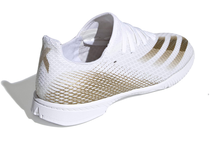 Shop (PS) adidas X Ghosted.3 IN J ''Bianco Oro Metallico Melange'' EG8225