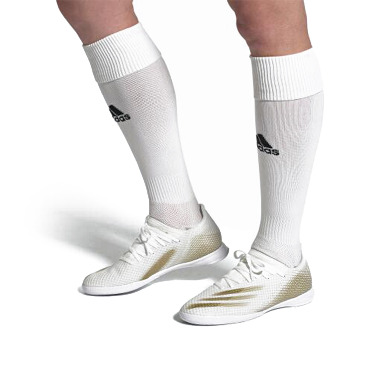 Sizing (PS) adidas X Ghosted.3 IN J ''Bianco Oro Metallico Melange'' EG8225