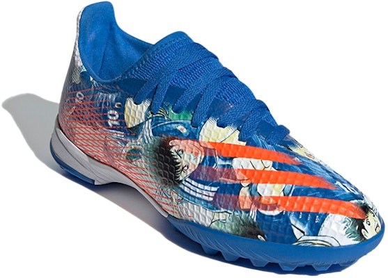 (Youth) adidas X Ghosted.3 TF Turf K 'Blue White' FW5838 Lookbook (Youth) adidas X Ghosted.3 TF Turf K 'Blue White' FW5838