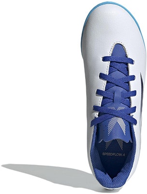 (Preschool) adidas X Speedflow.4 Indoor 'White Blue' GW7527 Purchase (Preschool) adidas X Speedflow.4 Indoor 'White Blue' GW7527