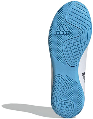 (PS) adidas X Speedflow.4 Indoor ''Weiß Blau'' GW7527 Details for (PS) adidas X Speedflow.4 Indoor ''Weiß Blau'' GW7527