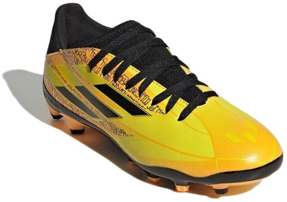(Preschool) adidas X Speedflow Messi .3 HG/AG J 'Yellow Black' GW6108 Lookbook (Preschool) adidas X Speedflow Messi .3 HG/AG J 'Yellow Black' GW6108