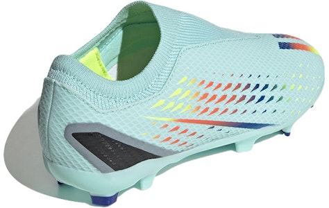 兒童 adidas X Speedportal.3 無鞋帶 硬地 耐磨防滑足球鞋 藍紅黃 Shop 兒童 adidas X Speedportal.3 無鞋帶 硬地 耐磨防滑足球鞋 藍紅黃