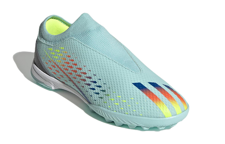 Lookbook (PS) adidas X Speedportal.3 Tanpa Tali Turf 'Biru Merah Kuning' GW8477