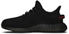 (PS) adidas Yeezy Boost 350 V2 'Bred' Hitam Merah GZ8655