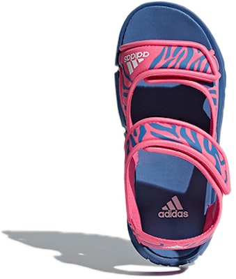 【BP幼童】adidas Zump C 魔術貼露趾休閒涼鞋 藍粉拼色 Purchase 【BP幼童】adidas Zump C 魔術貼露趾休閒涼鞋 藍粉拼色