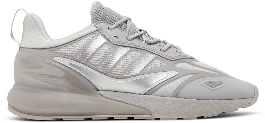 (Youth) adidas ZX 2K Boost 2.0 'Grey Matte Silver' GZ7745 Buy (Youth) adidas ZX 2K Boost 2.0 'Grey Matte Silver' GZ7745