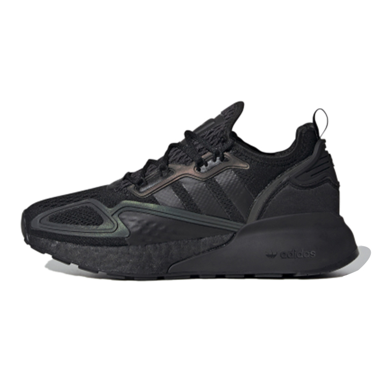 (Youth) adidas ZX 2K Boost J 'Triple Black' FW8264