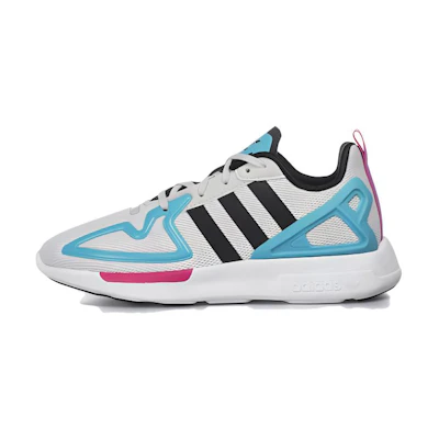 (Youth) adidas ZX 2K Flux J 'Grey Signal Cyan'