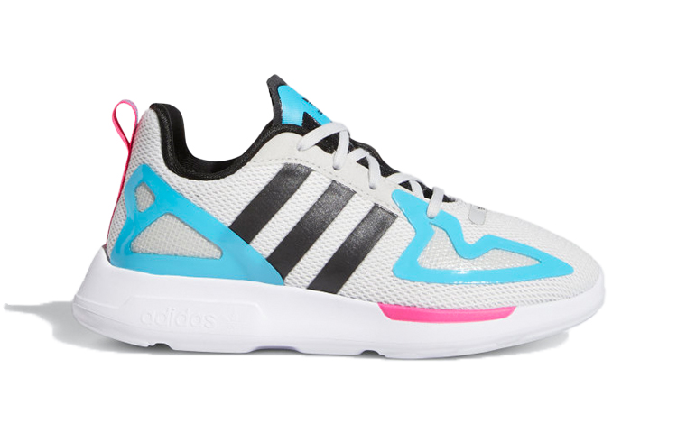 Order (PS) 아디다스 ZX 2K 플럭스 (키즈) 화이트/시안 FW2372