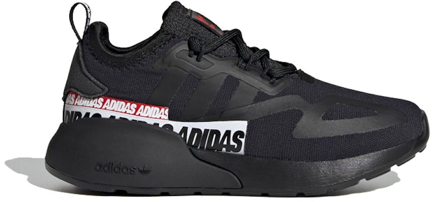 (PS) adidas ZX 2K J 'Franja de Talón con Palabra - Negro' FX5226 Order (PS) adidas ZX 2K J 'Franja de Talón con Palabra - Negro' FX5226