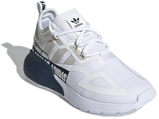 (PS) adidas ZX 2K J 'Wordmark Heel Stripe - Blanco' FX5227 Lookbook (PS) adidas ZX 2K J 'Wordmark Heel Stripe - Blanco' FX5227