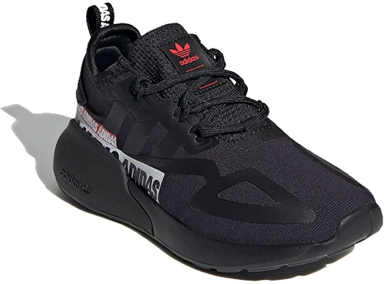 (PS) 阿迪达斯 ZX 2K J '字标后跟条纹 - 黑色' FX5226 Lookbook (PS) 阿迪达斯 ZX 2K J '字标后跟条纹 - 黑色' FX5226