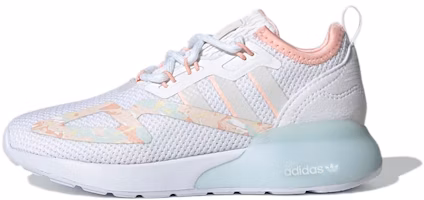 (Preschool) adidas ZX 2K Little Kid 'White Haze Coral' H02365 (Preschool) adidas ZX 2K Little Kid 'White Haze Coral' H02365