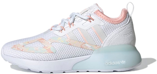 (PS) 아디다스 ZX 2K 키즈 '화이트 헤이즈 코랄' H02365 Buy (PS) 아디다스 ZX 2K 키즈 '화이트 헤이즈 코랄' H02365