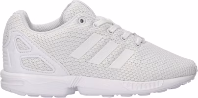 (Preschool) adidas ZX Flux C 'Triple White' S76296 (Preschool) adidas ZX Flux C 'Triple White' S76296