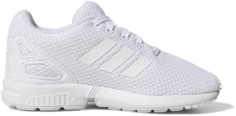 (Preschool) adidas ZX Flux C 'Triple White' S76296 Order (Preschool) adidas ZX Flux C 'Triple White' S76296