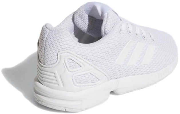 (Preschool) adidas ZX Flux C 'Triple White' S76296 Shop (Preschool) adidas ZX Flux C 'Triple White' S76296