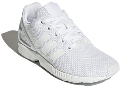 (PS) 阿迪达斯 ZX Flux J '全白' S81421 Lookbook (PS) 阿迪达斯 ZX Flux J '全白' S81421