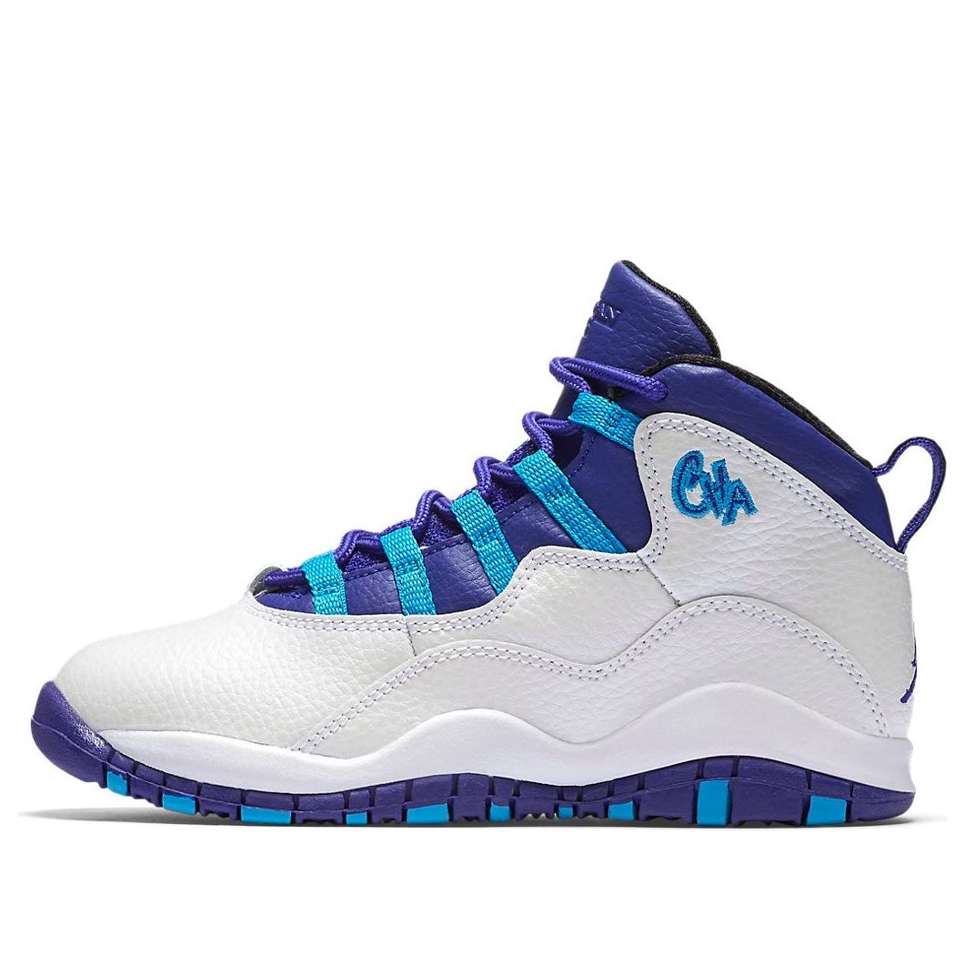 Buy (JR) Air Jordan 10 Retro 'Charlotte Hornets' Zapatillas Deportivas 310807-107