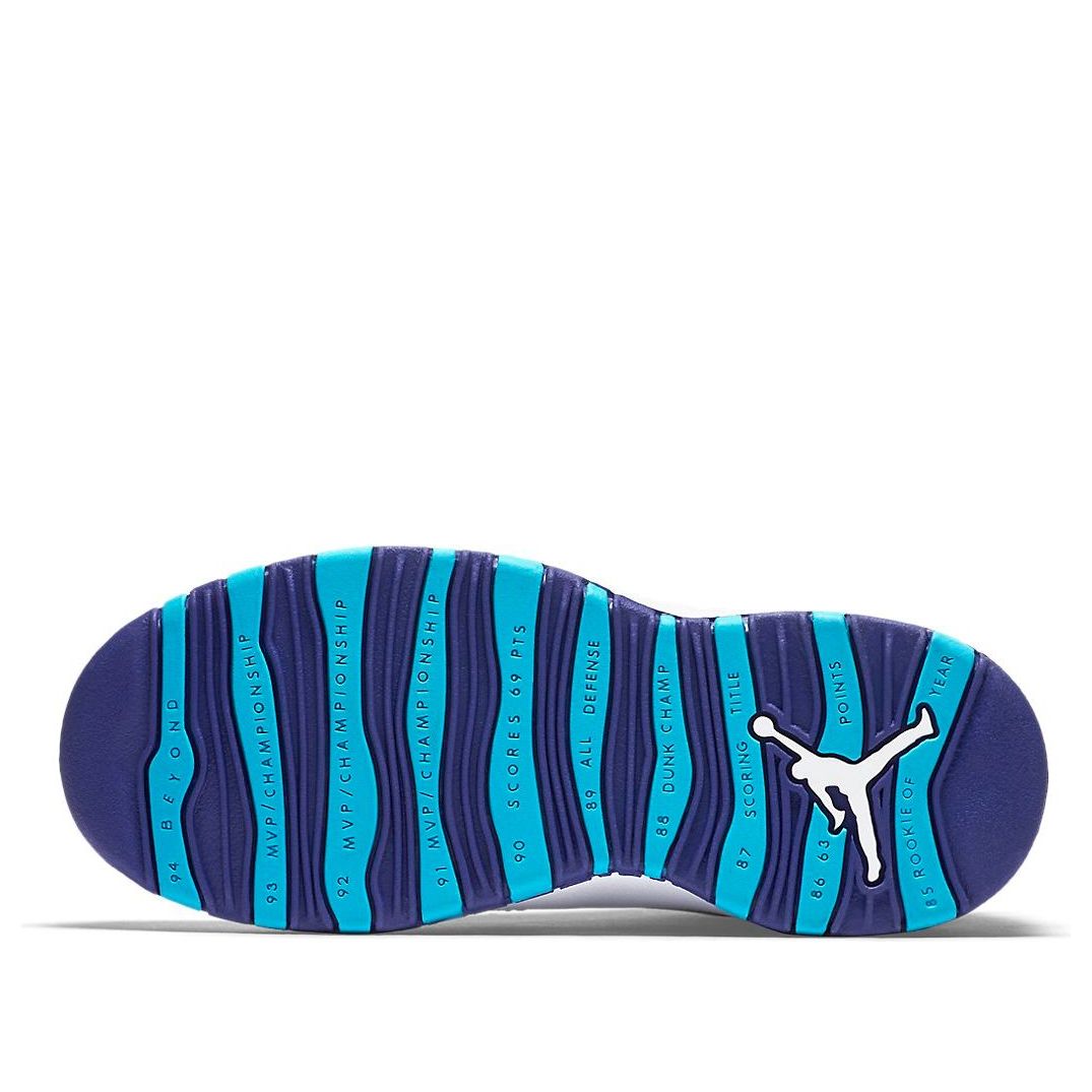Lookbook (JR) Air Jordan 10 Retro 'Charlotte Hornets' Zapatillas Deportivas 310807-107