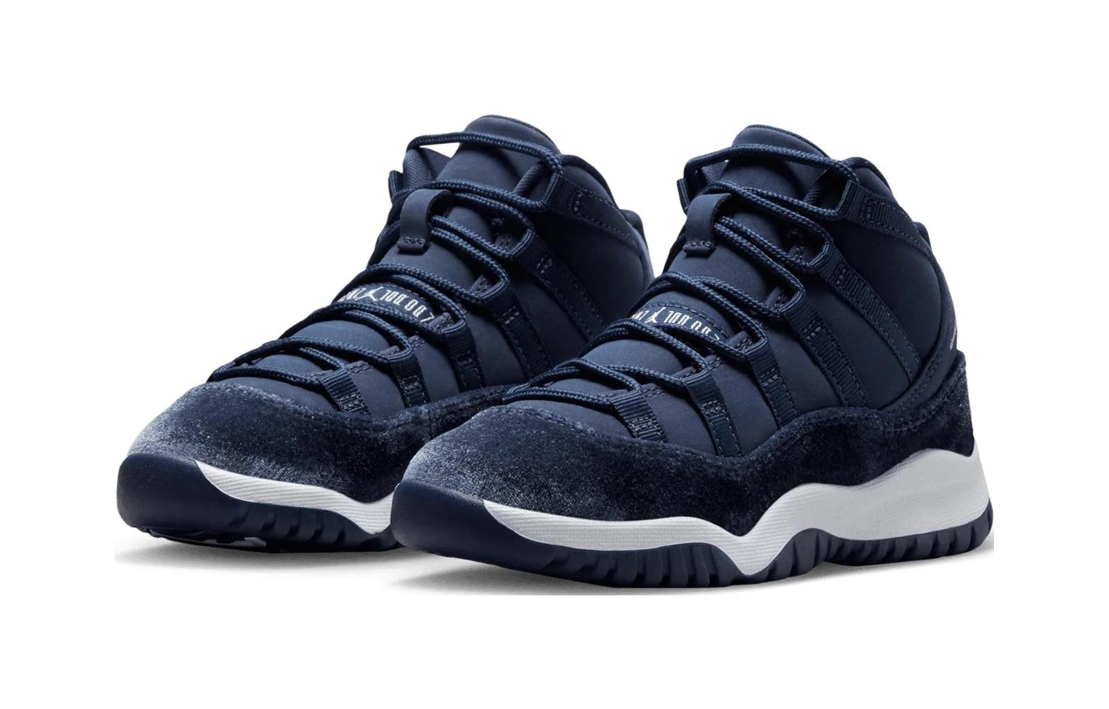 Order (學齡前) Air Jordan 11 復刻版 '海軍藍天鵝絨' DO3857-441