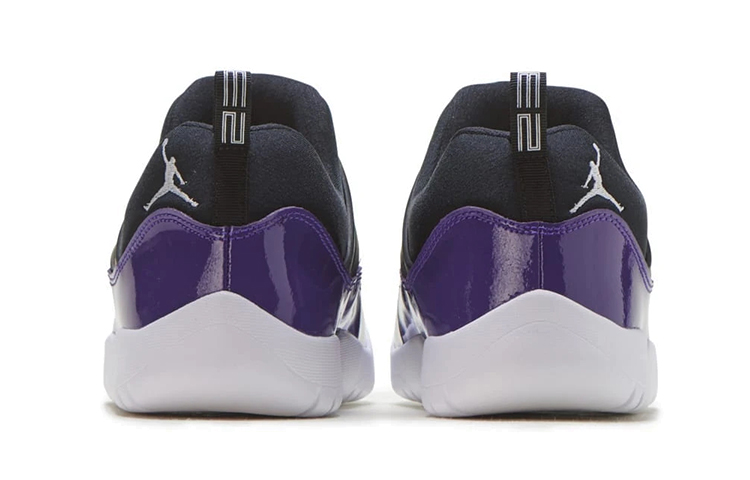 Lookbook BP幼童 Air Jordan 11 Retro Little Flex “黑庭紫“低筒拼色籃球鞋 黑紫