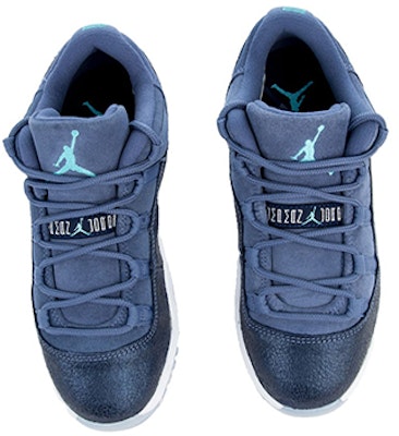 (學齡前) Air Jordan 11 復刻低筒 '藍月' 580522-408 Shop (學齡前) Air Jordan 11 復刻低筒 '藍月' 580522-408