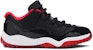 (PS) Air Jordan 11 Retro Low BP 'Bred' Lelaki 505835-012